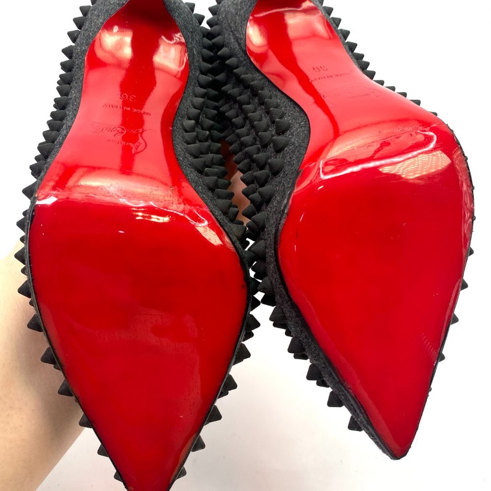 🌷❤️‍🔥SPRING SALE 🔥 FINAL PRICE🌷💥Christian Louboutin Pigalle Spikes 100 36 - Picture 6 of 7